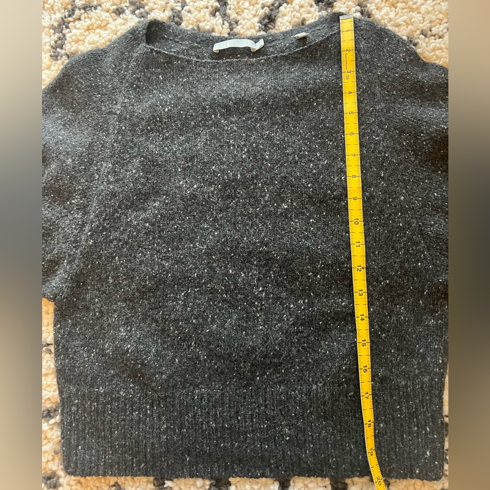 Vince Cashmere Boatneck Sweater in Charcoal - Picture 14 of 14